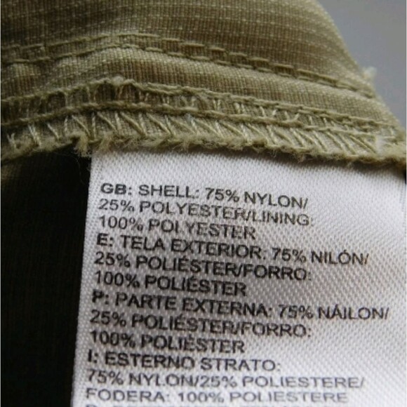 North Face Pants Womens 10 Lightweight Nylon Hiking Outdoor S16 NF00CE4F Khaki - Picture 8 of 16